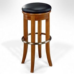 Swivel Bar 30 Stool with Oak Finish by 