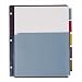 Cardinal Expanding Pocket Poly Divider, 5-Tab, Multi-Color (84012CB)