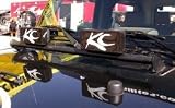 KC HiLITES Light Bar Hood Mount Black Powder Coated Jeep Wrangler 2007 to 2008 JK - Hood Mount - 2-Tab (Hood Hinge Mounted Light Bar)
