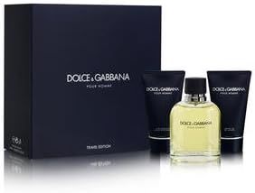 Dolce Gabbana 3pcs. gift set travel size for men