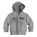 Baltimore Orioles Infant Zip Hood by Soft as a Grape - Heather Grey 6 Months