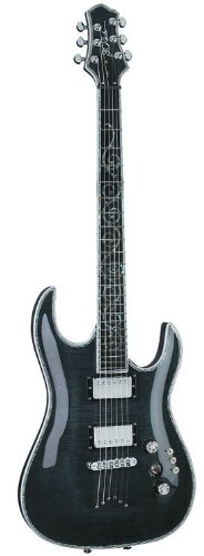 B.C. Rich Assassin FX6 Electric Guitar, Trans Black