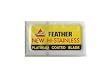 10 Feather Razor Blades NEW Hi-stainless Double Edge