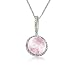 14k Gold Amethyst and Diamond Pendant