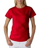 Anvil Organic Ladies' Short Sleeve 100% Organic Cotton Tee - Red