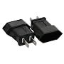 Netzadapter USA, US-Stecker 2pin auf Euro-Buchse