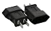 Netzadapter USA, US-Stecker 2pin auf Euro-Buchse