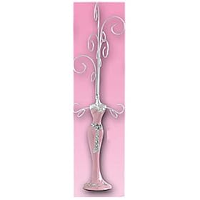 Tudor Photo Elegant Lady Dress Jewellery Stand, Pink