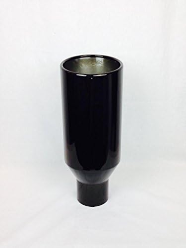 4" Inlet 7" Outlet 18" Long T304 Stainless Steel Polished Diesel Performance Exhaust Tip