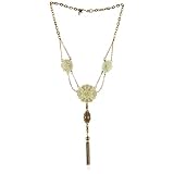 Lucky Brand Take Ivy Gold-Tone Cream Triple Ro