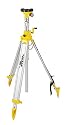 Johnson Level & Tool 40-6330 5/8-Inch 11 Threaded Adjustable Height 49-3/4-Inch to 118-1/8-Inch Tripod