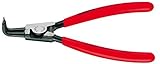 Knipex 4621A21SBA External Angled Retaining Ring Pliers 6.75-Inch [並行輸入品]