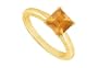Citrine Ring : 14K Yellow Gold - 0.75 CT TGW