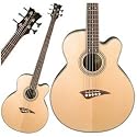 Bass Guitar Reviews Dean Acoustic-Electric Bass Cutaway 5 String Satin Finish
