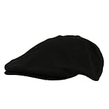 Elastic Wool Ivy Cap - Black W12S66E