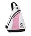 Wolfe Professional Pickleball Sling Bag - Crossbody Backpack for Women & Men - Zipper Pockets with Headphone Anti-Theft Wire Bag in Multicolour