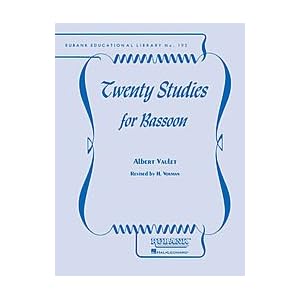 Twenty Studies for Bassoon Albert Vaulet/rev. H. Voxman
