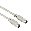 Hama Tastatur-/ Maus-Verlängerungskabel 6poliger Mini-DIN-Stecker/ 6polige Mini-DIN-Kupplung; 2m