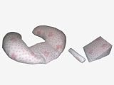 The CozyMe Pillow Select, Nursing And Infant Development Pillow, Pink Bears And Paws