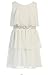 Sweet Kids Big Girls' Sequin Belted Chiffon Dress 12 Off White Sk 401