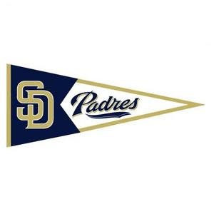 Buy San Diego Padres Wool Blend Pennant by WINNING STREAK SPORTS