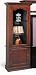 18th Century Cherry Finish Left Pier w Glass