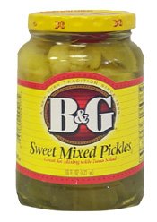 B & G Sweet Mixed Pickles 12 count by B&G Foods