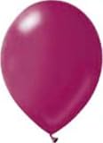 Balloon 12 inch Pearl 10pc Plum