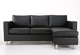 Designer Ecksofa Sofa Catwalk Schwarz|Weiß|Braun Designer Ecksofa Sofa Catwalk Schwarz|Weiß|Braun
