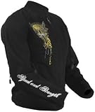 Speed & Strength Fame & Fortune Ladies Textile Motorcycle Jacket Black/Gold Medium M 87-2474