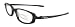 Oakley Prescription Opthalmic Optical Frames, Sine 51, Black Cherry