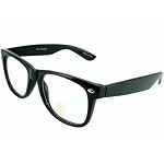 Nerd Glasses Buddy HollyÂ Wayfarer Black Frame Clear Lens