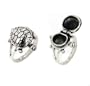 Sterling Silver TURTLE Poison Box Locket Ring(Sizes 5,6,7,8,9)