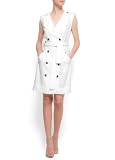 Mango Women's Linen Dress