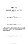 Henle Third Year Latin - Answer Key
