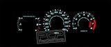 1990-1993 Toyota Celica Black Reverse Gauges