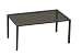 Ambientehome Tisch Prince inkl. Glasplatte ca. x 90 x 75 cm, Polyrattan, schwarz 63404AM 150