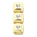 14K White or Yellow Gold Three-Stone Princess Cut Diamond Earrings - 0.60 Ct. or 1.00 Ct. (ALSO AVAILABLE WITH GEMSTONES)