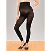 A Pea in the Pod Collection: Opaque Black Cropped Footless Tights