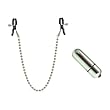 California Exotics / Swedish Erotica Silver Beaded Nipple Clamps Body Adornments Adult Sex Toy Kit