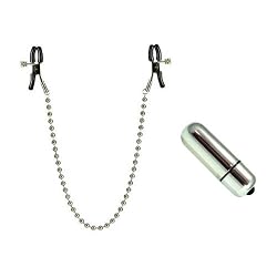 California Exotics / Swedish Erotica Silver Beaded Nipple Clamps Body Adornments Adult Sex Toy Kit