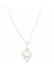 Dogeared Spirit Fleur De Lis Sterling Silver Reminder Wish Necklace