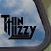 Thin Lizzy Black Decal Rock Band Car Truck Window Sticker