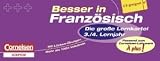 Produkt-Bild: Besser in der Sekundarstufe I - Franz&ouml;sisch: Besser in Franz&ouml;sisch - Die gro&szlig;e Lernkartei - Sekundarstufe I. 3./4. Lernjahr - Karteikarten: Passend zum Cornelsen-Lehrwerk "&Agrave; plus!"
