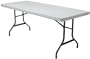 Lifetime 72-by-30-Inch Utility Table, White Granite