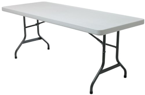 Lifetime 72 x 30 Utility Table, White Granite