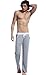Mooncolour Men's Low Rise Mesh Long Sports Pants Front Tie Rope with Pockets Style