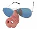 44904 Officer Doughnut McPiggly Pig Nose & Sunglasses