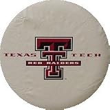 Texas Tech University Red Raiders white tire cover, Size M