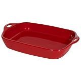 CorningWare Creations 4-Quart Open Roaster, Ruby